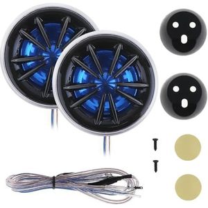 Tweeter auto Tweeters voor auto 2 stuks 150W geschikt voor YH-66 autoclaxon, koepeltweeter, audioluidspreker, autostereo, treble-luidspreker