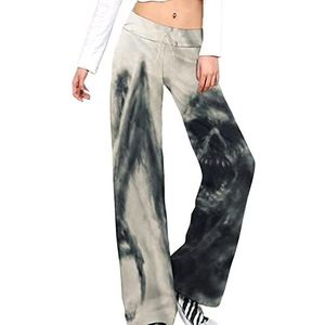 Scary Screaming Demons Aanvallende Yoga Broek Voor Vrouwen Casual Broek Lounge Broek Trainingspak met Trekkoord S