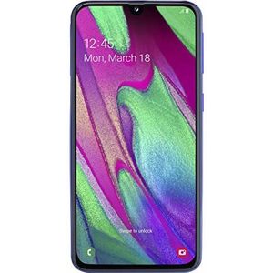 Samsung Galaxy A40 Smartphone (15,0 cm (5,9 inch) 64 GB intern geheugen, 4 GB RAM, Dual SIM, blauw) - Duitse versie