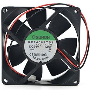 KD1208PTS3-6 8CM 8025 24V 1.0W chassis power cooling fan
