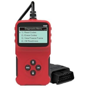 Diagnose van Autostoringen， V309 Obd2-scanner Automotive Professioneel hulpmiddel Contror auto Eng