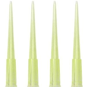QWORK® universele pipetpunten 200 ul, ontworpen voor gebruik met een breed scala aan pipetten, geel, 1000 stuks