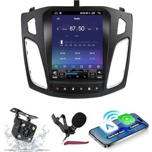 Android 14 Autoradio Navi voor F-ord Focus (2011-2019) 9.7 ""Verticale scherm multimediaspeler met draadloze carplay GPS-navigatie Bluetooth 5.0 HIFI FM-radio 5G-WiFi SWC MIC,M500s