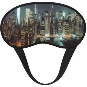New York City slaapmasker voor zijslaper, lichtblokkerende nachtmaskers voor slapen oogmasker voor vrouwen mannen oogbedekking zachte comfortabele oogschaduw voor reizen, dutje