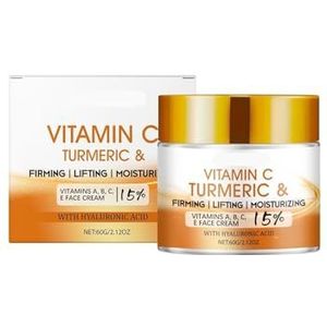 Vitamine C & Kurkuma Verstevigende Crème - Hydraterende, Voedende Verzorging For Hydratatie, Gladheid En Straling(3PCs)