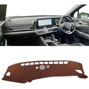 GLZHJ Geschikt voor Kia Sportage NQ5 Hybrid GT-Line NIEUW X-Pro 2022-2024 Auto Dashboard Cover Vermijd licht Pad Anti-UV Tapijten Antislipmatten