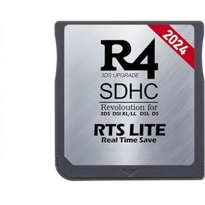 Voor 3DS DSL XL/LL 2024 R4 SDHC Adapter branden kaart Game Card digitale geheugenkaart flashcard- gokken accessoires draagbare (silver)