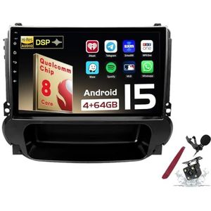 Android 15 Autoradio Sat Navi voor C-hevrolet Malibu (2012-2015) 9 Inch Touchscreen Multimedia Speler met Draadloze Carplay GPS Navigatie FM RDS Bluetooth 5G-WiFi SWC DSP,M150s
