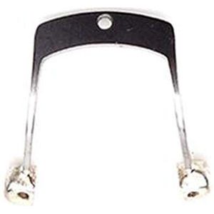 Neuskussentje Houder ， Neuspadhouder for arm, vervangende metalen neuspadhouder for neusbrug, 1 stuk metalen neuspad for bril