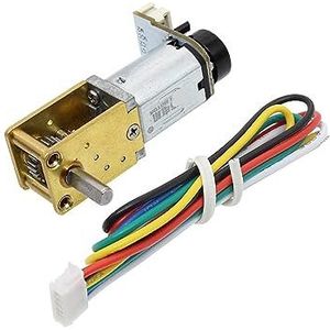 Encoder GW12-N20 ABHL DC 3V6V12V Micro Transmissiemotor Lage Snelheid Microvertraging Slagversnellingsmotor (Maat: 1 Ratio 236, Kleur: 3V B45)