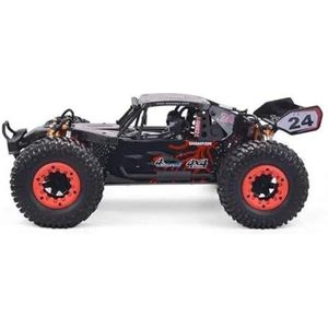 MANGRY DBX-10 1/10 RC Auto Desert Truck 4WD RTR Afstandsbediening Frame Off Road Buggy Borstelloze RC Voertuigen (Color : Tail Red Frame)