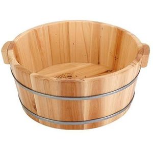 Houten Voetbad - Pedicurekom - Huishoudelijke Artikelen - Draagbaar