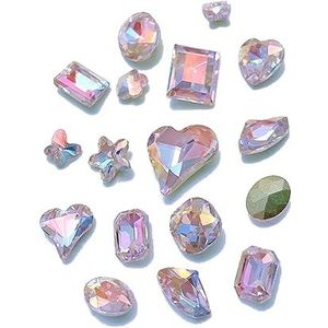 FUXIU 30 Stuks Spitse Bodem Nail Steentjes Voor Nagels Art Decoraties Kristal Glas Steen Manicure Nail Decoratie Deel