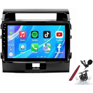 Android 14 Autoradio Sat Navi voor T-oyota LC200(2007-2015) 9 Inch Touchscreen Multimedia Speler met Draadloze Carplay GPS Navigatie FM RDS Bluetooth 5G-WiFi SWC DSP,M700s