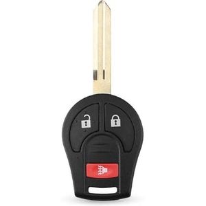 Voor Cube Voor Qashqai Voor Juke Voor Suny Voor Sylphy Maart Tiida Micra Afstandsbediening Fob Case Fob Afstandsbediening Sleutel Shell (Color : 1)