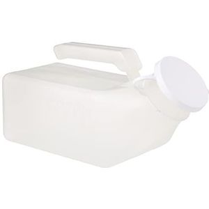 Urinezakken, Urinoir for mannen, incontinentiefles met lange hals for mannen, doorzichtig plastic, hulpmiddelen for in huis, deksel om morsen te voorkomen, draagbare urinoirfles, for klinieken en ziek