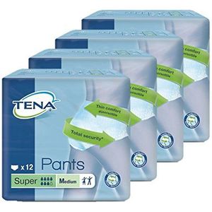 TENA Pants Super Medium (M) - Incontinentie-slips (1 doos = 4x12 = 48 stuks)