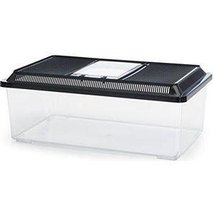 Fauna-Box Low zwart 50,5 x 30,5 x 18 cm; 18,0 l.