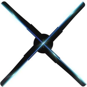 3D WiFi-hologramprojector LED-ventilator Holografische advertentiemachine Brede toepassing