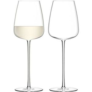 LSA International cultuur wit wijnglas 490 ml helder X 2, 8,9 x 8,9 x 25,5 cm