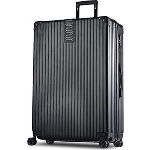 Koffer Retro-koffer met groter capaciteit Universele wieltrolleykoffer Wachtwoordvak Extra groter koffer Antibotsingskoffer Lichtgewicht Harde Bagage (Color : A, Size : 60-inch)