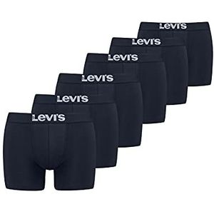 Levi's heren boxershorts Levi's Solid Basic Boxers voor heren (6 stuks), Blauw , XL