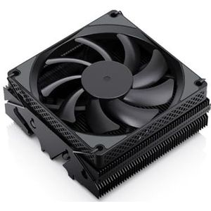 HX4170D CPU-ventilator met onderdrukkoeler, temperatuurregeling voor 1700 12e generatie, ITX, wit, AM4, zonder licht (zwart)