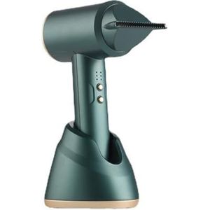 Draadloze föhn, draagbare föhn met warme en koude lucht, oplaadbare föhn voor op reis, school, dierenverzorging, kappers, olieverfschilderijen, drooggereedschap(Green)