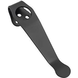 Titanium Back Clip Zakmes Clip Deep Carry Klem Zakclip Compatibel met Spyderco Opvouwbare Zakmes DIY Accessoires (Color : Black)