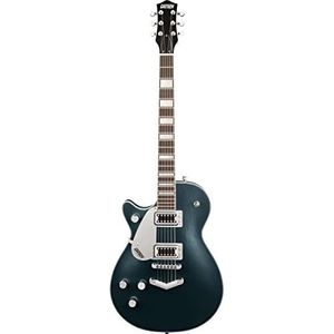 Gretsch G5220 Electromatic Jet BT Single-Cut V-Stoptail Lefthand Jade Grey Metallic - Elektrische gitaar voor linkshandigen