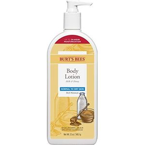 Burts Bees Milk & Honey Body Lotion for Unisex 12 oz Body Lotion