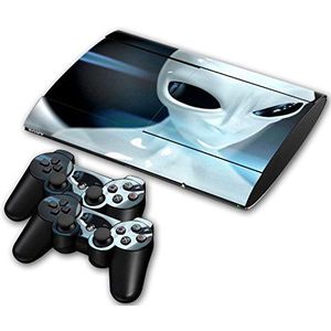 Sony PS3 Playstation 3 Super Slim Skin Design Foils Stickerset - Alien motief