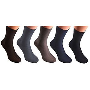 Cocain underwear 10, 20, 30, 50, 100 paar merksokken zonder te snijden, edele effen kleuren, geschikt voor diabetici, 100% katoen, dames- en herenmaten, 10 paar meerkleurig., 39/42 EU