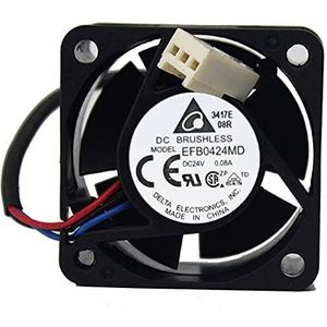4020 EFB0424MD DC24V 0.08A 4CM 3-wire inverter switch cooling fan