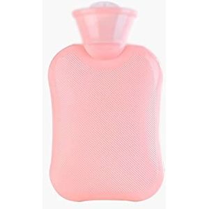 DieffematicRSD Warmwaterkruik Water Injectie Dikke Rubberen Warmwaterkruik Draagbare Handwarmer Warmwaterzak Warme Buik Handen Voeten In De Winter (Color : Pink)
