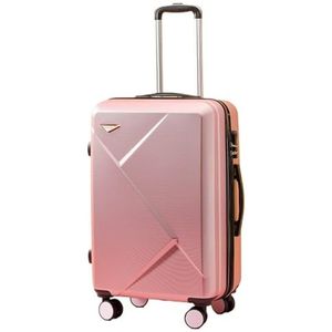 Koffer Bagage Carry-on Koffersets Met Draaiwielen Draagbare Lichtgewicht ABS-bagage Voor Op Reis Reiskoffer (Color : C, Size : 24in)