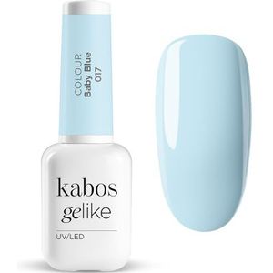 Kabos UV/LED Nagellak Hybride lak Gelike 017 Baby Blue 8 ml