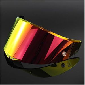 Motorhelm vizier lens, Helmvizier, geschikt for RACE2-helmlenzen GP Corsa-lenzen Dubbele spikes kunnen dag en nacht worden gebruikt Staart (D)(F)