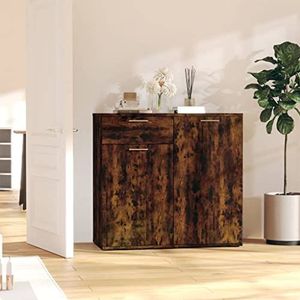 CBLDF Dressoir Gerookt Eiken 80x36x75 cm Engineered Wood