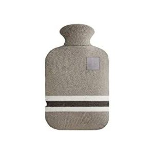 DieffematicRSD Warmwaterkruik 1L-2L Warm Water Zak Water Hot-water Zak for Warme Buik Handen en Voeten Houden op Handwarmer Warmwaterkruik Tas (Color : Light Gray, Size : 1L)