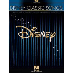 Vocal - Disney Classic Songs - Low Voice and Piano