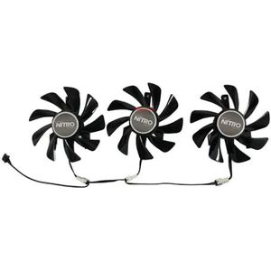 3 stuks GPU-koeler en videoventilator voor Radeon, Sapphire R9, FURY R9-fury 4GB, HBM, Tri-X OC grafische kaartkoelsysteem