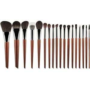 Make-upborstel Houten handvat Synthetische borstel Make-uptool for beginners Cosmet (Size : S-18)