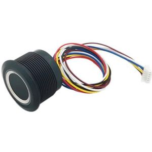 Pesfehhy R503 RGB Ring Indicator Vingerafdruksensor Capacitieve Vingerafdruksensor Scanner IP65 Waterdicht
