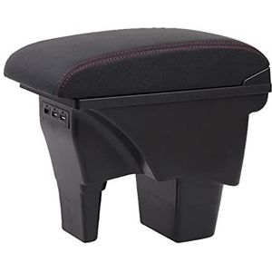 Auto Armsteun Opbergdoos Armsteun Doos Centrale Opbergdoos Auto Accessoires Auto Armleuningen USB Licht Armsteun Doos Voor Suzuki Voor Vitara Armsteun Opbergdoos(B1)