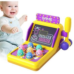 Whack Mol Spel - Interactief speelgoed voor vroege ontwikkeling met geluid en digitaal LCD-scherm,Leerspeelgoed voor peuters, leuk cadeau voor kinderen, jongens, meisjes vanaf 3 jaar, Artsim
