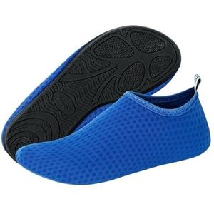Waterschoenen, zwemmen, duikschoen, uniseks, waterschoenen, zomer, aqua-strand, platte schoen, zee, antislip, sneakersokken, pantoffel voor dames en heren, voor surfen, duiken, koningsblauw, 44/45 EU