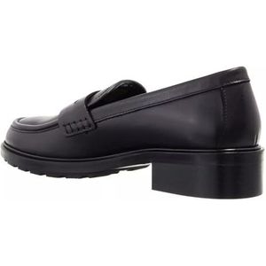 Tommy Hilfiger - Loafer - Dames, zwart, zilver, 41 EU