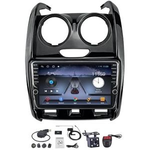 9 Inch Scherm Android 11 Autoradio Auto Video Speler Voor Renault Duster 2015-2021/LADA Largus 2021 GPS Navigatiesysteem FM AM RDS Radio Carplay Auto BT DAB+ SWC spraakbesturing (Size : K100S)