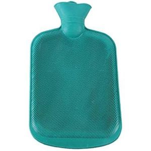 OIFAODAO, Heetwaterflessen Heetwaterzak Verdikte grote met water gevulde rubberen warmwaterkruik Herbruikbare draagbare warm,Warmwaterkruik(Groen)